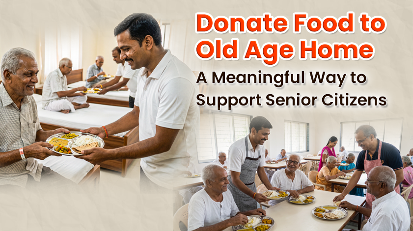 donate food to old age home 